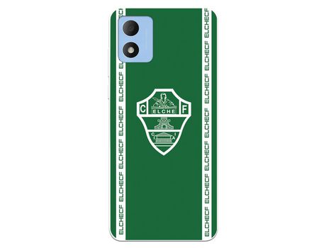 Carcasa para TCL 305I Del Elche Cf Escudo Fondo Verde Licencia Oficial Elche Cf TCL Transparente