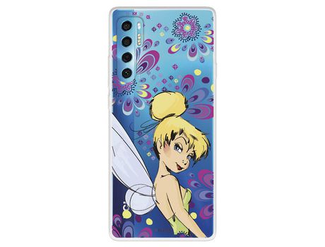 Carcasa para TCL 20 Pro 5G Oficial De Disney Campanilla Flores Peter Pan TCL Transparente