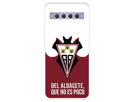 Carcasa para TCL 10 Plus Del Albacete Balompié Escudo Del Albacete Que No Es Poco Licencia Oficial Albacete Balompié TCL Transparente