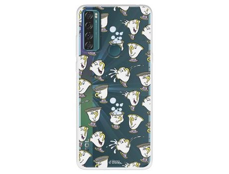Carcasa para TCL 20 Se Oficial De Disney Chip Potts Siluetas La Bella Y La Bestia TCL Transparente