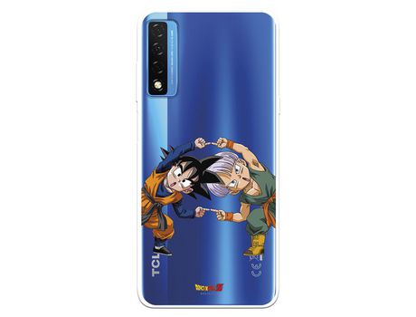 Carcasa para TCL 20L Oficial De Dragon Ball Goten Y Trunks Fusión Dragon Ball TCL Transparente