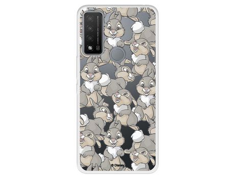 Carcasa para TCL 20R 5G Oficial De Disney Tambor Patrones Bambi TCL Transparente