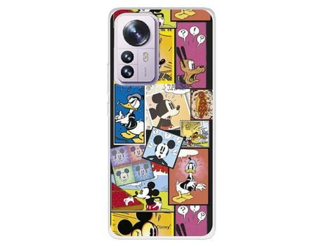 Carcasa para XIAOMI 12 Oficial De Disney Mickey Comic Clásicos Disney XIAOMI Transparente