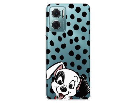 Carcasa para XIAOMI Redmi 10 5G Oficial De Disney Cachorro Manchas 101 Dálmatas XIAOMI Transparente