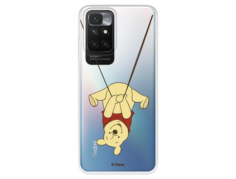 Carcasa para XIAOMI Redmi 10 Oficial De Disney Winnie Columpio Winnie The Pooh XIAOMI Transparente