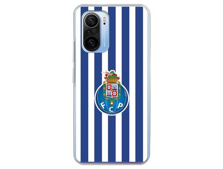 Carcasa para XIAOMI Poco F3 Del Fútbol Club Oporto Escudo Rayas Licencia Oficial Fútbol Club Oporto XIAOMI Transparente