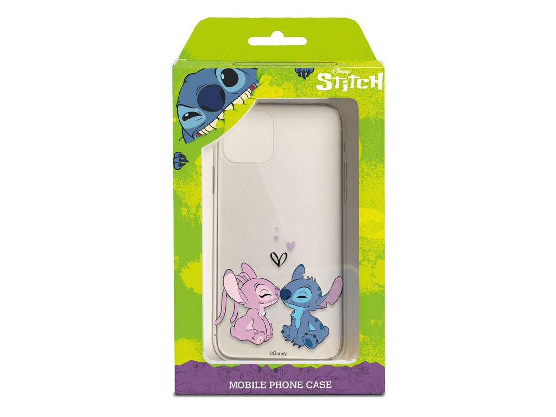 Funda para Xiaomi Mi 11 Lite Oficial de Disney Angel & Stitch Beso - Lilo &  Stitch