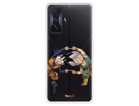 Carcasa para XIAOMI Poco F4 Gt Oficial De Dragon Ball Goten Y Trunks Fusión Dragon Ball XIAOMI Transparente