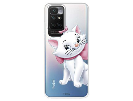 Carcasa para XIAOMI Redmi 10 Oficial De Disney Marie Silueta Los Aristogatos XIAOMI Transparente