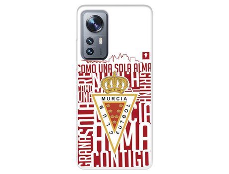 Carcasa para XIAOMI 12 Pro Del Real Murcia Licencia Oficial Real Murcia XIAOMI Transparente