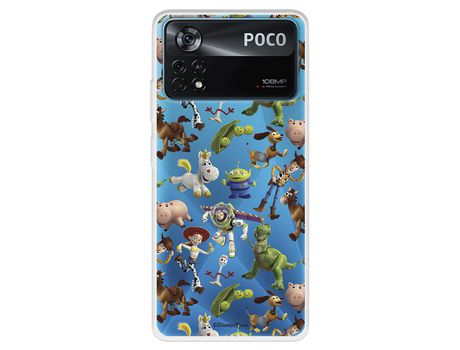 Carcasa para XIAOMI Poco X4 Pro Oficial De Disney Muñecos Toy Story Siluetas Toy Story XIAOMI Transparente