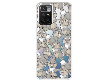 Carcasa para XIAOMI Redmi 10 Oficial De Disney Tambor Patrones Bambi XIAOMI Transparente