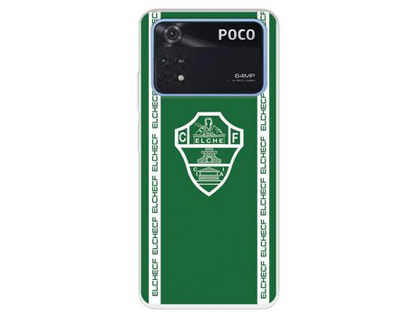 Carcasa para XIAOMI Poco M4 Pro 4G Del Elche Cf Licencia Oficial Elche Cf XIAOMI Transparente