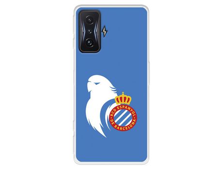 Carcasa para XIAOMI Poco F4 Gt Del Rcd Espanyol Escudo Perico Licencia Oficial Rcd Espanyol XIAOMI Transparente