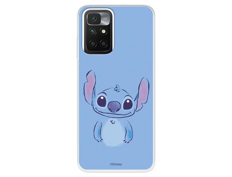 Carcasa para XIAOMI Redmi 10 Oficial De Disney Stitch Azul Lilo & Stitch XIAOMI Transparente
