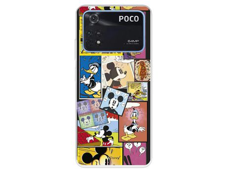 Carcasa para XIAOMI Poco M4 Pro 4G Oficial De Disney Mickey Comic Clásicos Disney XIAOMI Transparente