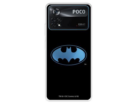 Carcasa para XIAOMI Poco X4 Pro Oficial De Dc Comics Batman Logo Transparente Dc Comics XIAOMI Transparente