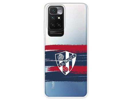 Carcasa para XIAOMI Redmi 10 Del Huesca Rayas Transparente Licencia Oficial Sd Huesca XIAOMI Transparente