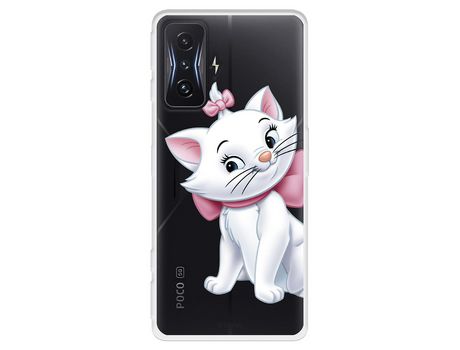 Carcasa para XIAOMI Poco F4 Gt Oficial De Disney Marie Silueta Los Aristogatos XIAOMI Transparente