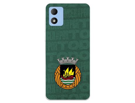 Carcasa para TCL 305I Del Rio Ave Fc Escudo Fondo Verde Licencia Oficial Rio Ave Fc TCL Transparente