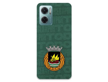 Carcasa para XIAOMI Redmi 10 5G Del Rio Ave Fc Escudo Fondo Verde Licencia Oficial Rio Ave Fc XIAOMI Transparente