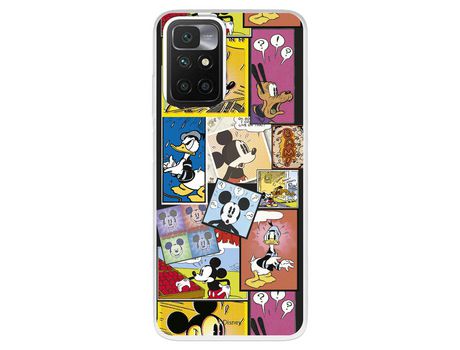 Carcasa para XIAOMI Redmi 10 Oficial De Disney Mickey Comic Clásicos Disney XIAOMI Transparente