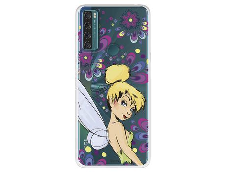 Carcasa para TCL 20 Se Oficial De Disney Campanilla Flores Peter Pan TCL Transparente