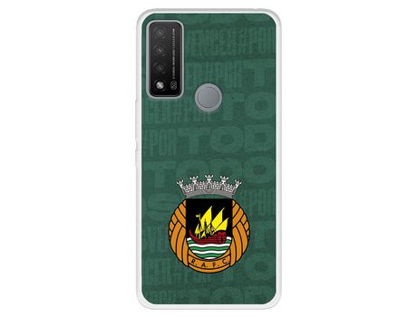 Carcasa para TCL 20R 5G Del Escudo Fondo Verde Licencia Oficial Rio Ave Fc TCL Transparente