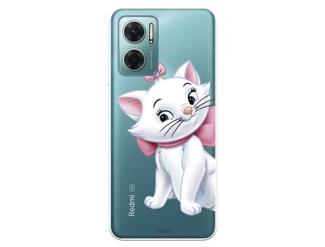 Carcasa para XIAOMI Redmi 10 5G Oficial De Disney Marie Silueta Los Aristogatos XIAOMI Transparente