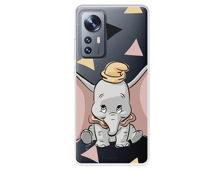 Carcasa para XIAOMI 12 Pro Oficial De Disney Dumbo Silueta Transparente Dumbo XIAOMI Transparente
