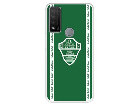 Carcasa para TCL 20R 5G Del Elche Cf Licencia Oficial Elche Cf TCL Transparente