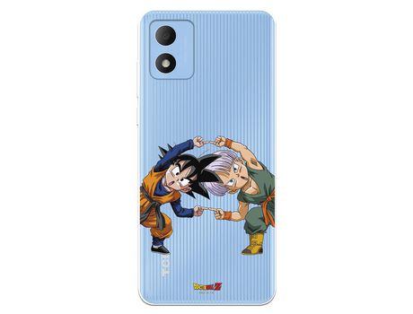 Carcasa para TCL 305I Oficial De Dragon Ball Goten Y Trunks Fusión Dragon Ball TCL Transparente
