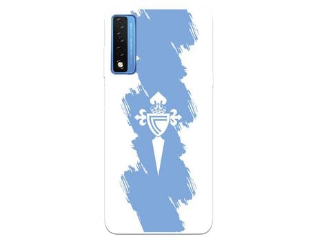 Carcasa para TCL 20 5G Del Rc Celta Escudo Trazo Azul Licencia Oficial Rc Celta TCL Transparente