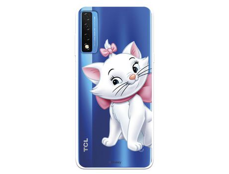 Carcasa para TCL 20L Oficial De Disney Marie Silueta Los Aristogatos TCL Transparente