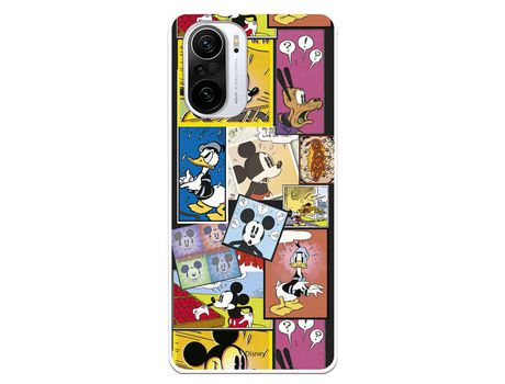 Carcasa para XIAOMI Poco F3 Oficial De Disney Mickey Comic Clásicos Disney XIAOMI Transparente