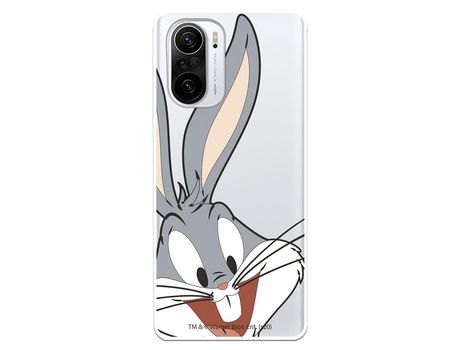 Carcasa para XIAOMI Poco F3 Oficial De Warner Bros Bugs Bunny Silueta Transparente Looney Tunes XIAOMI Transparente