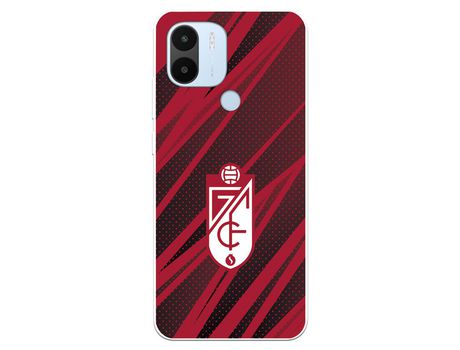 Carcasa para XIAOMI Redmi A1 Del Granada Cf Escudo Líneas Rojas Y Negras Licencia Oficial Granada Cf XIAOMI Transparente