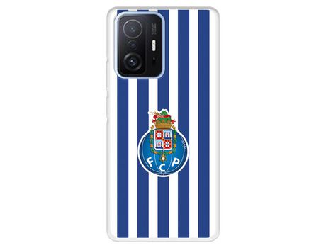 Carcasa para XIAOMI 11T Del Fútbol Club Oporto Escudo Rayas Licencia Oficial Fútbol Club Oporto XIAOMI Transparente