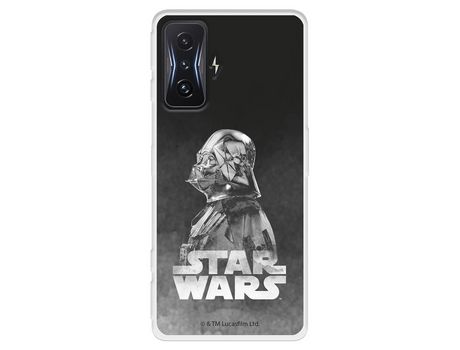 Carcasa para XIAOMI Poco F4 Gt Oficial De Star Wars Darth Vader Fondo Negro Star Wars XIAOMI Transparente