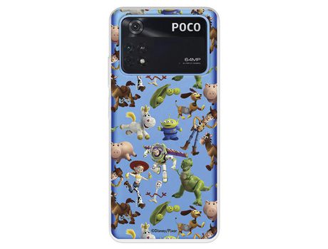 Carcasa para XIAOMI Poco M4 Pro 4G Oficial De Disney Muñecos Toy Story Siluetas Toy Story XIAOMI Transparente