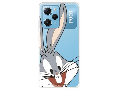Carcasa para XIAOMI Poco X5 Pro 5G Oficial De Warner Bros Bugs Bunny Silueta Transparente Looney Tunes XIAOMI Transparente