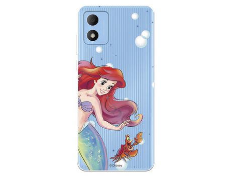 Carcasa para TCL 305I Oficial De Disney Ariel Y Sebastián Burbujas La Sirenita TCL Transparente