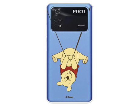 Carcasa para XIAOMI Poco M4 Pro 4G Oficial De Disney Winnie Columpio Winnie The Pooh XIAOMI Transparente