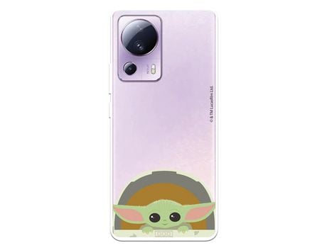 Carcasa para XIAOMI Mi 13 Lite Oficial De Star Wars Baby Yoda Sonrisas The Mandalorian XIAOMI Transparente