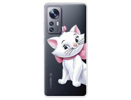Carcasa para XIAOMI 12 Pro Oficial De Disney Marie Silueta Los Aristogatos XIAOMI Transparente