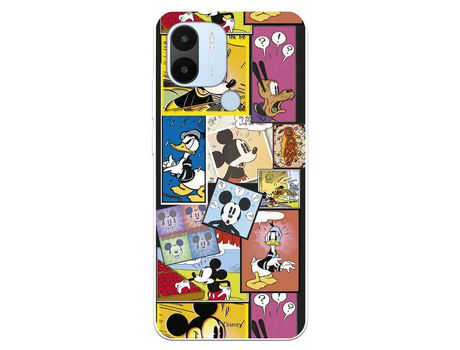 Carcasa para XIAOMI Redmi A1 Oficial De Disney Mickey Comic Clásicos Disney XIAOMI Transparente
