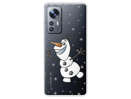 Carcasa para XIAOMI 12 Pro Oficial De Disney Olaf Transparente Frozen XIAOMI Transparente