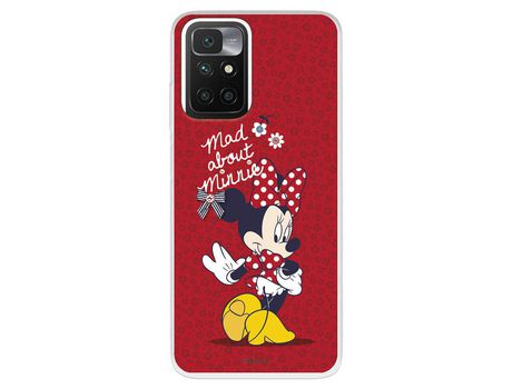Carcasa para XIAOMI Redmi 10 Oficial De Disney Minnie Mad About Clásicos Disney XIAOMI Transparente
