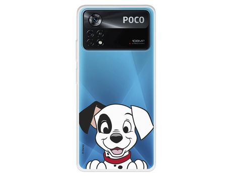 Carcasa para XIAOMI Poco X4 Pro Oficial De Disney Cachorro Sonrisa 101 Dálmatas XIAOMI Transparente