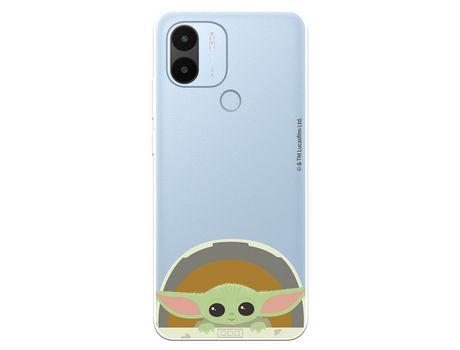 Carcasa para XIAOMI Redmi A1 Oficial De Star Wars Baby Yoda Sonrisas The Mandalorian XIAOMI Transparente